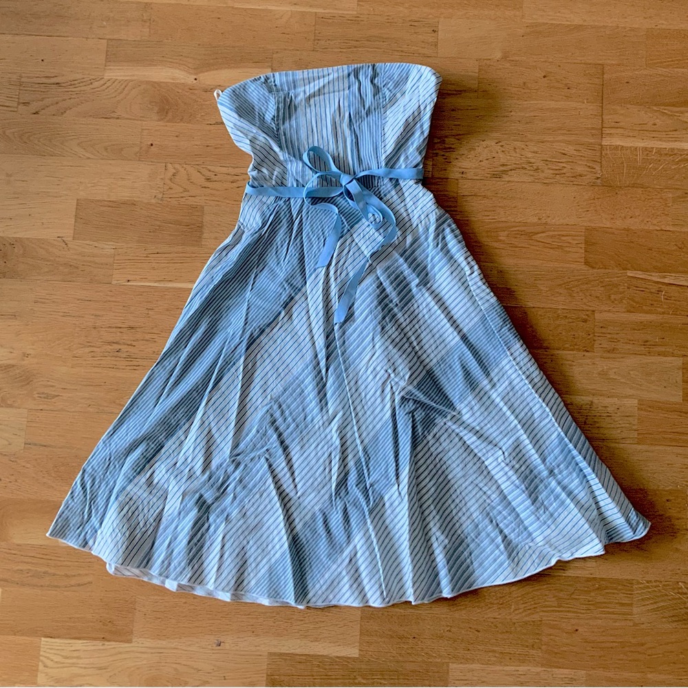 Striped southern belle dress